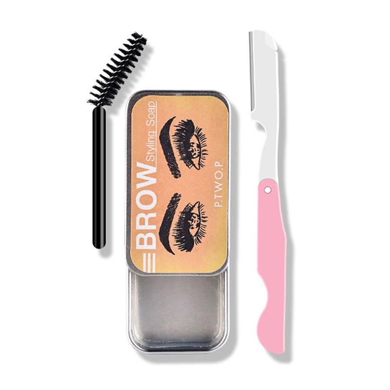 P.TWO.P Eyebrow Shaping Soap for Natural, Wild-Looking Eyebrows; Waterproof and Smudge-Proof Eyebrow Shaping Gel